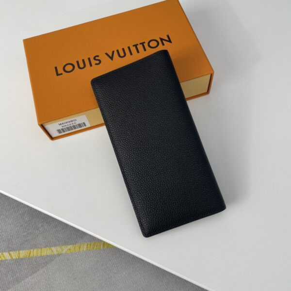 Louis Vuitton Aerogram Brazza Wallet - Black - Image 5