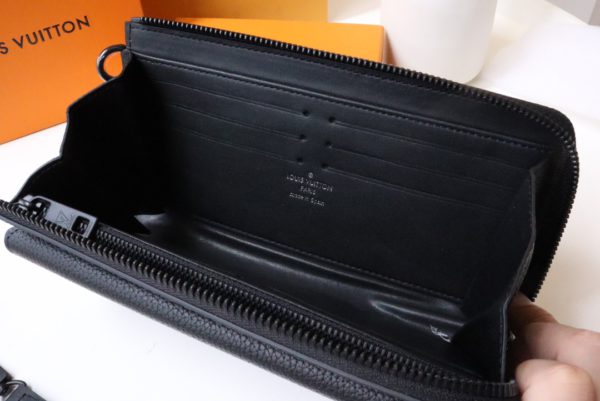 Louis Vuitton Aerogram Long Wallet - Black - Image 3