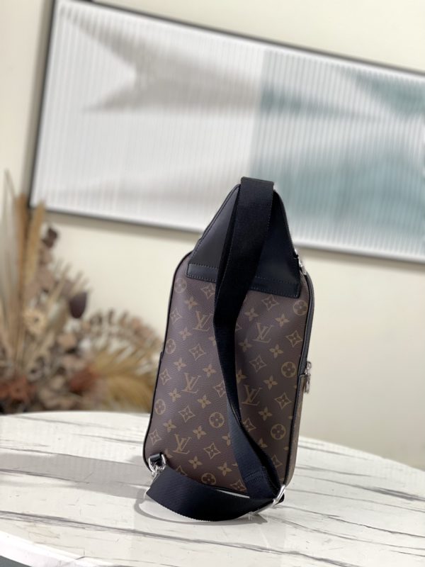 Louis Vuitton Monogram Macassar Canvas Avenue Shoulder Bag - Image 3