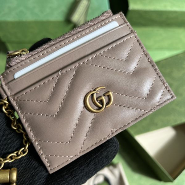 GUCCI - GG MARMONT LEATHER CARDHOLDER - Image 2