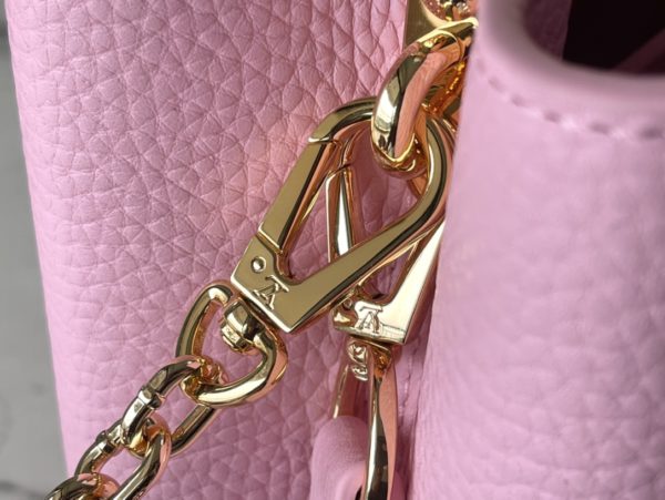 Louis Vuitton Capucines Handbag - Pink - Image 4