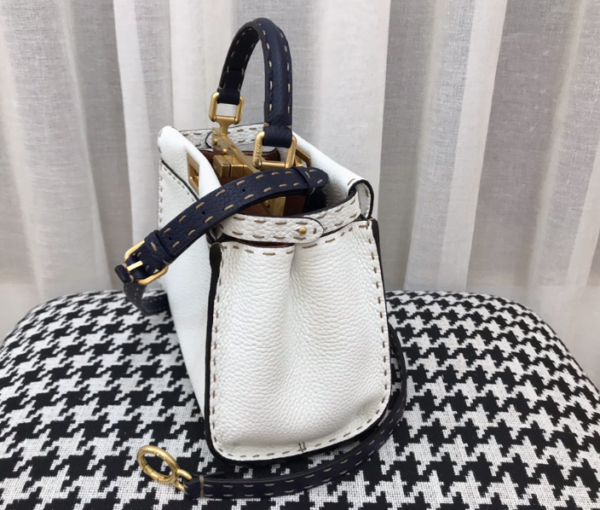 Fendi Peekaboo Handbag - White - Image 5