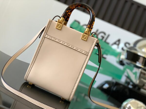 Fendi Mini Sunshine Bag - Off White - Image 4