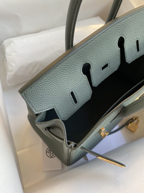 Hermes Birkin Hand-Stitched Handbag - Almond Green - Image 2