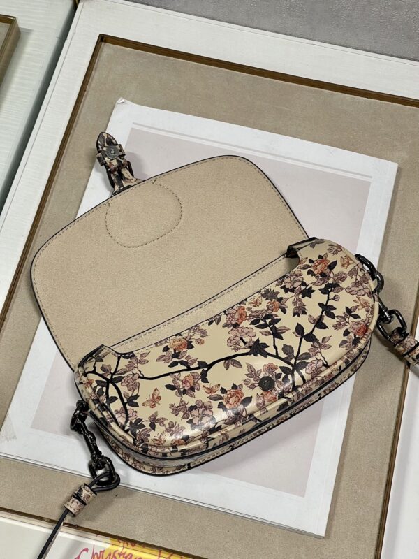 Dior Bobby East-West Handbag - Apricot Print - Image 3