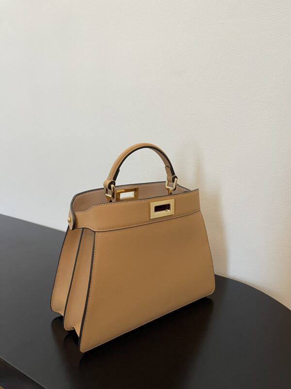 Fendi Peekaboo I See U Handbag - Brown - Image 5