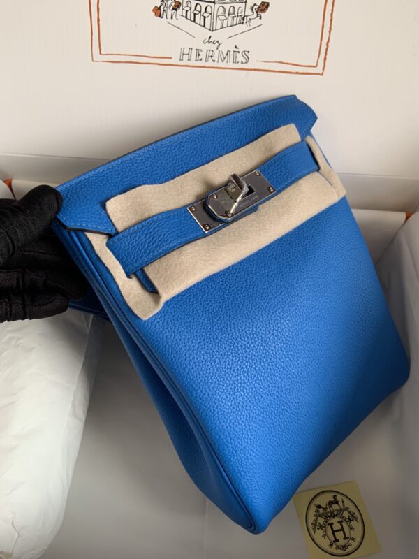 Hermes HAC A DOS Handbag – Blue - Image 2