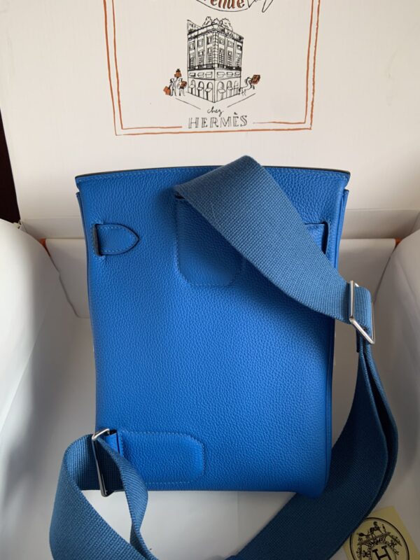 Hermes HAC A DOS Handbag – Blue - Image 5