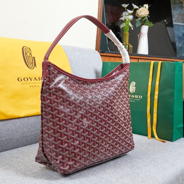 Goyard Hobo Bohème Underarm Bag - Wine Red - Image 5