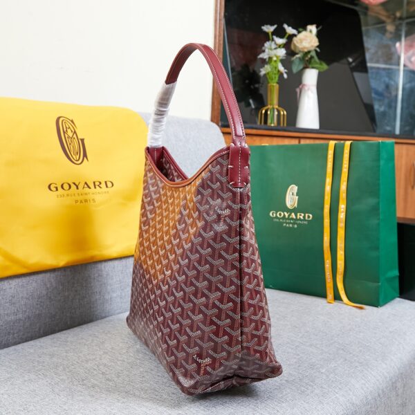 Goyard Hobo Bohème Underarm Bag - Wine Red - Image 4