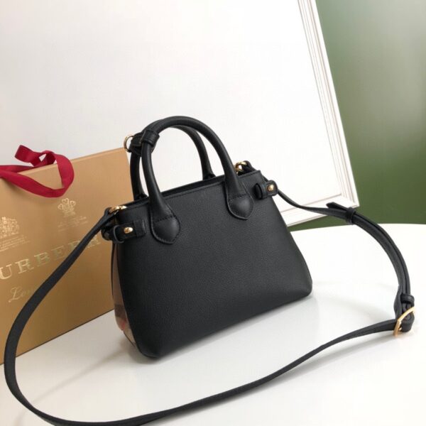 Burberry Banner Small Handbag - Black - Image 3