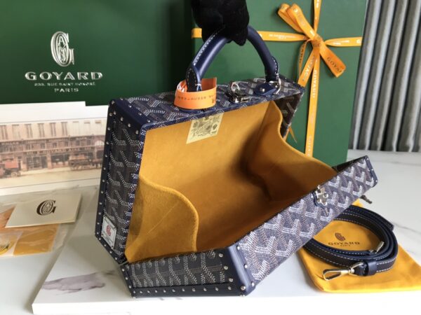 Goyard Grand Hôtel Suitcase Handbag - Dark Blue - Image 2