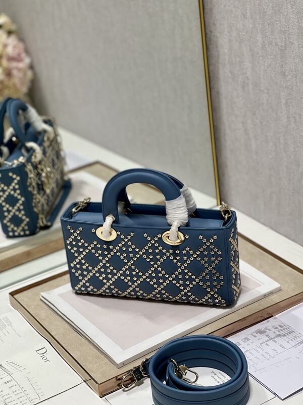 Dior Horizontal Diana Lady D−Joy Bag - Blue - Image 5