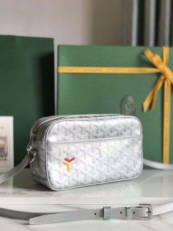 Goyard Cap-Vert Camera Bag - Silver - Image 5