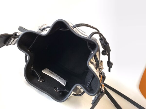 Fendi Roma and Marc Mon Tresor Mini Bucket Bag - Black/White - Image 2