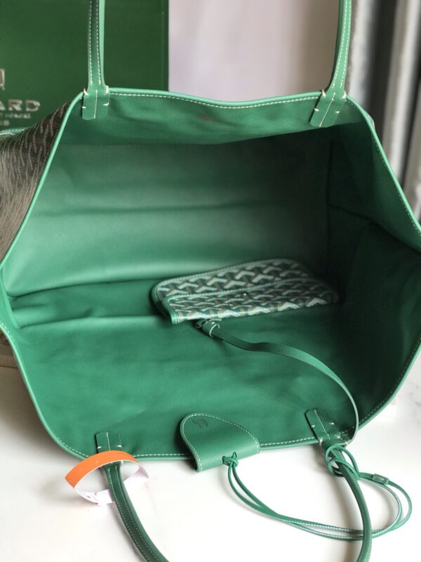 Goyard XLarge Reversible Anjou Double-Sided Tote Bag – Green - Image 3