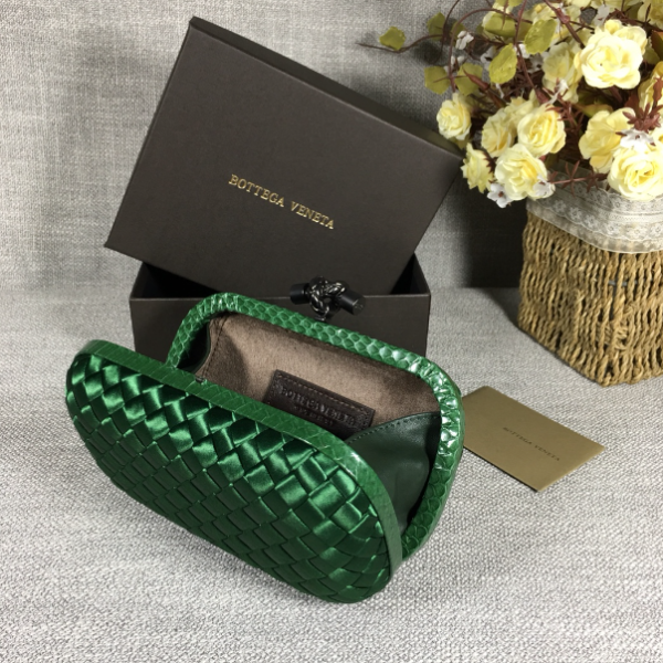 Bottega Veneta Small Classic Dinner Bag - Green - Image 3