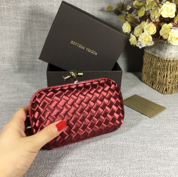 Bottega Veneta Small Classic Dinner Bag - Red - Image 2