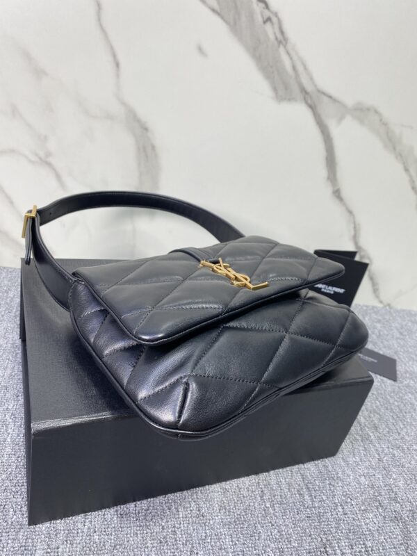 YSL Underarm Bag - Black - Image 4