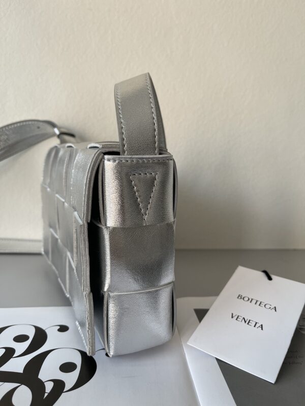 Bottega Veneta Cassette/Pillow Bag - Silver - Image 5