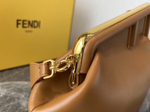 Fendi First Large Handbag – Brown - Image 2