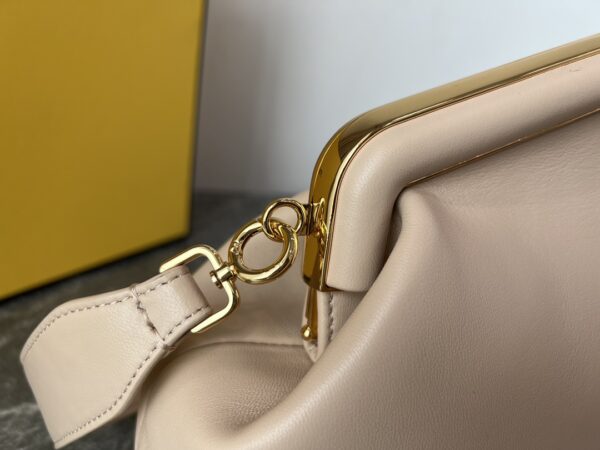 Fendi First Large Handbag - Beige - Image 4