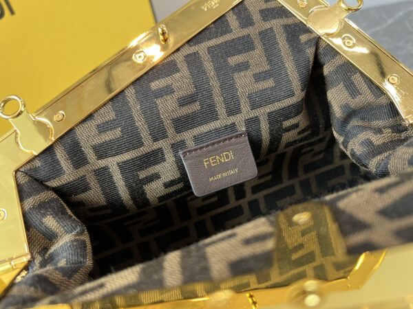 Fendi First Small Handbag - Golden - Image 3