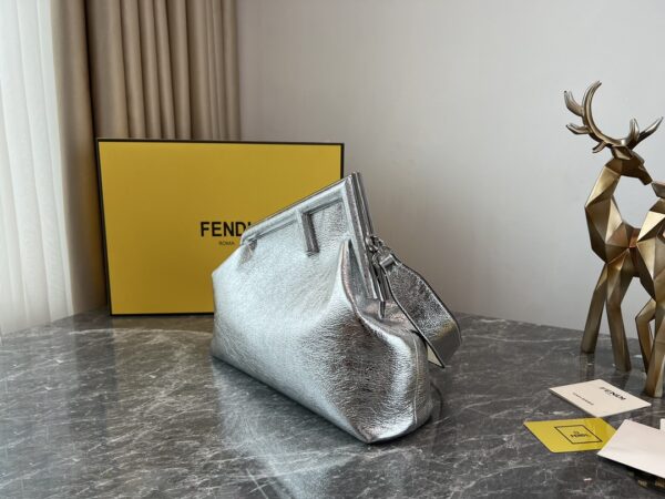 Fendi First Large Handbag - Silver - Image 5