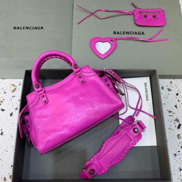 Balenciaga Neo Cagole Motorcycle Bag - Purple - Image 5