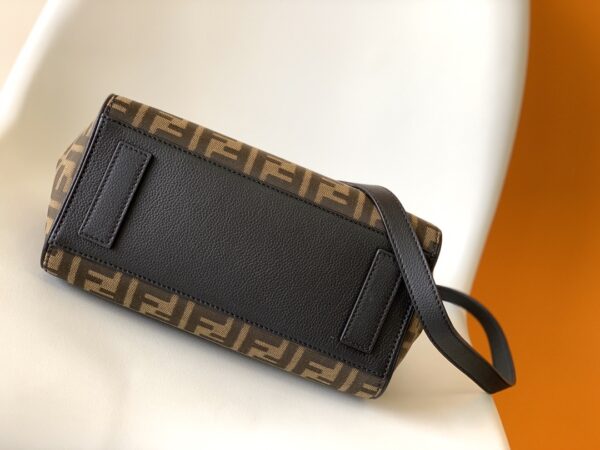 Fendi and Versace Joint Handbag - Black - Image 4