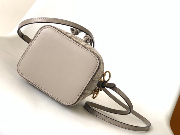 Fendi Mon Tresor Mini Bucket Bag - Gray - Image 3