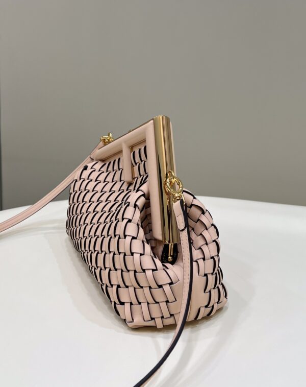 Fendi First Braid Series Handbag - Pink - Image 5