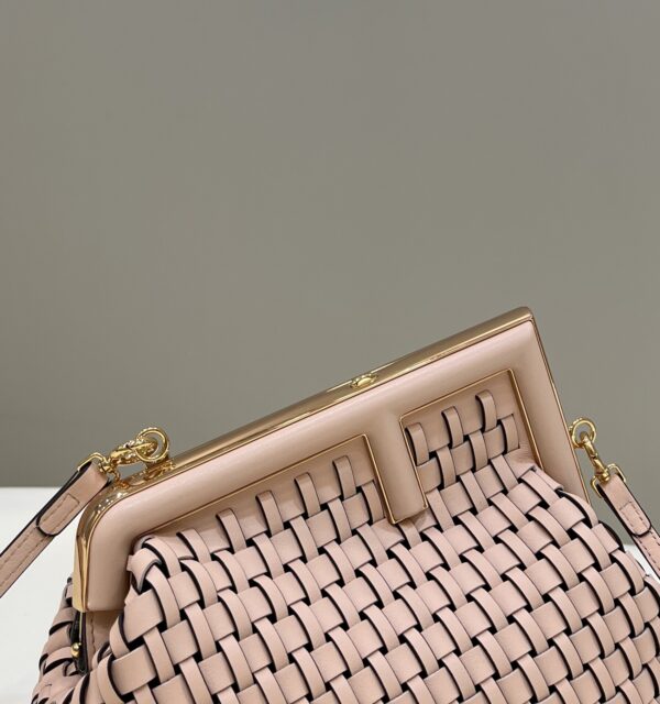 Fendi First Braid Series Handbag - Pink - Image 2