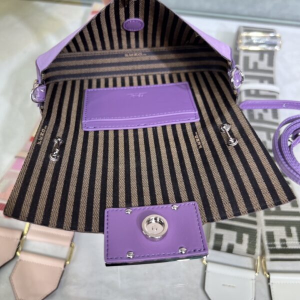 Fendi Baguette Smartphone Bag - Light Purple - Image 2