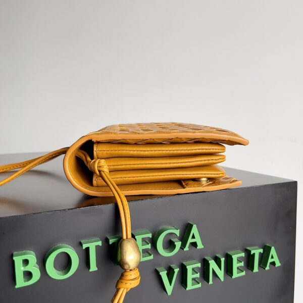 Bottega Veneta Trio Rope Bag Accordion Bag - Orange - Image 5