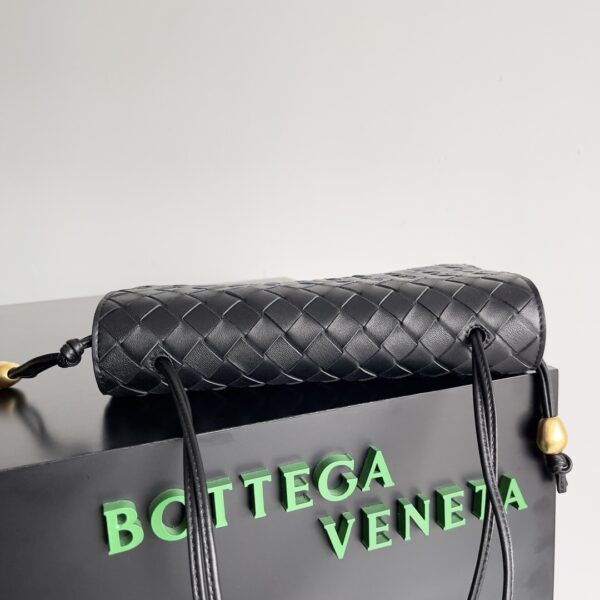 Bottega Veneta Trio Rope Bag Accordion Bag - Black - Image 3