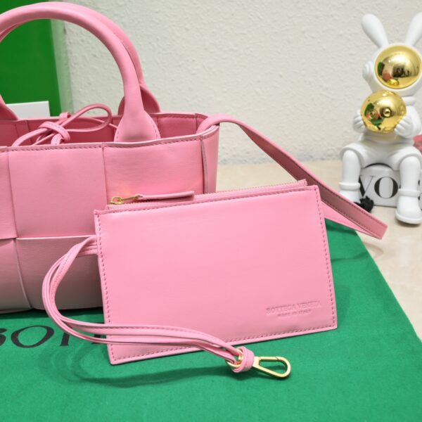 Bottega Veneta Candy Arco Super Mini Tote Bag - Pink - Image 2