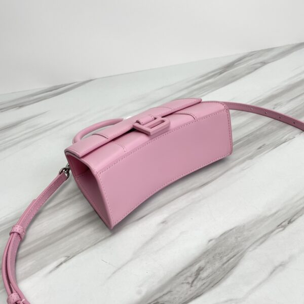 Balenciaga Hourglass Small Bag (Pink Buckle) - Pink - Image 5