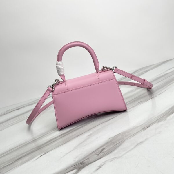 Balenciaga Hourglass Small Bag (Pink Buckle) - Pink - Image 3