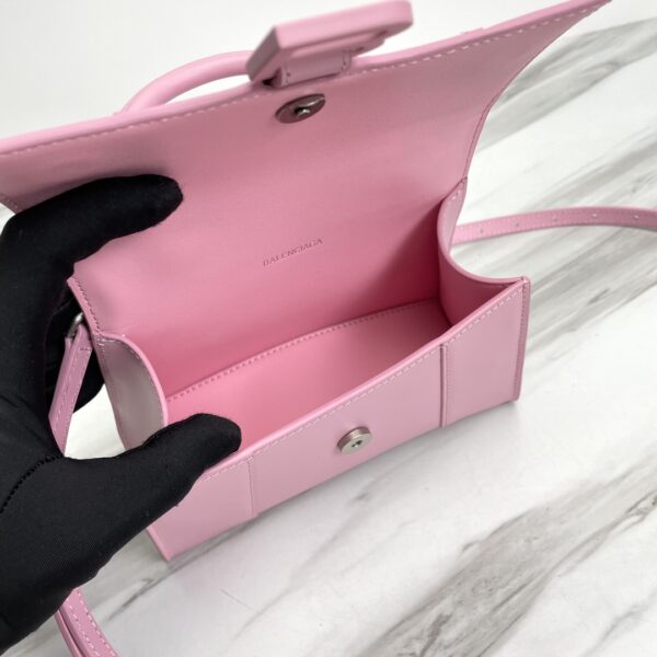 Balenciaga Hourglass Small Bag (Pink Buckle) - Pink - Image 2