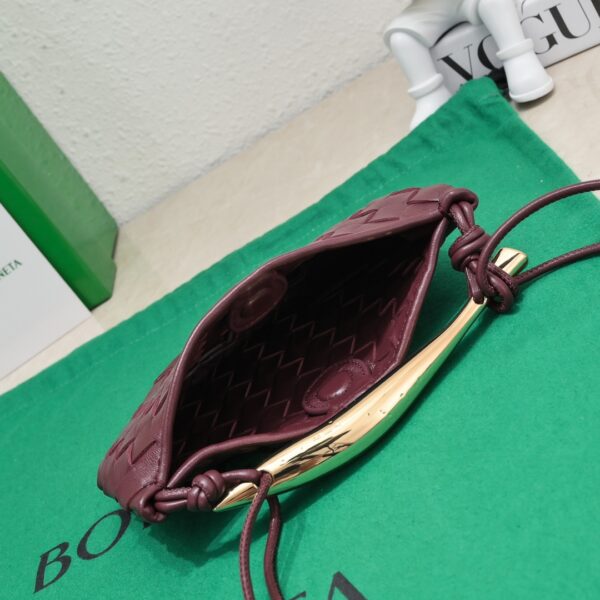 Bottega Veneta Mini Sardine Handbag - Maroon - Image 2