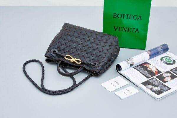 Bottega Veneta Andiamo Handbag - Dark Blue - Image 5