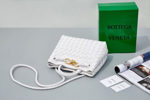 Bottega Veneta Andiamo Handbag - White - Image 5