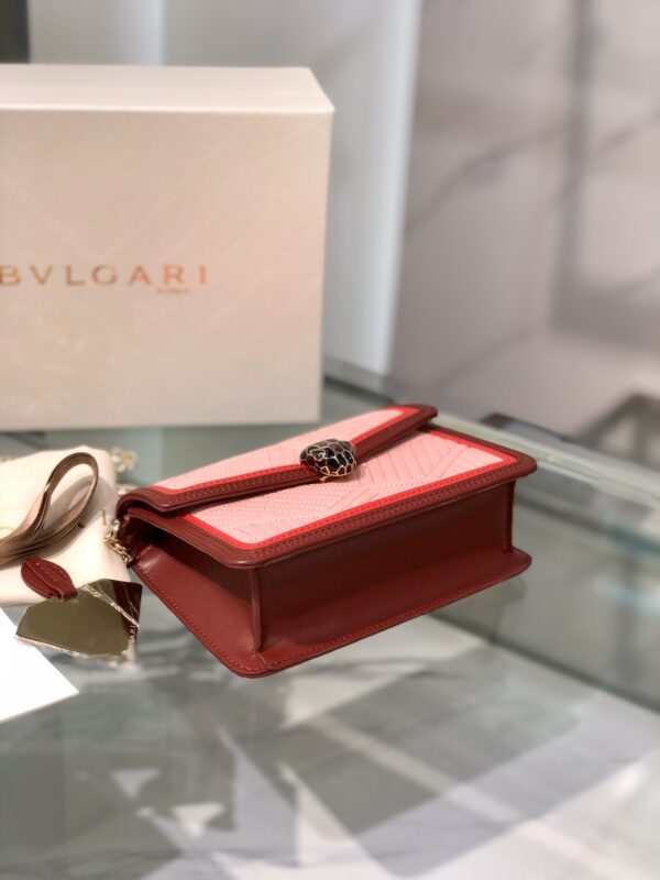 Bulgari Serpenti Forever Snake-Shaped Handbag - Pink - Image 3