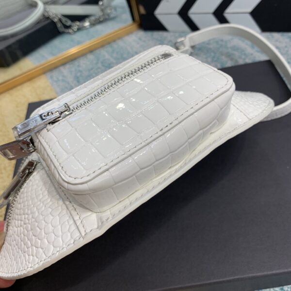 Alexander Wang Crocodile Pattern Handbag - White - Image 3