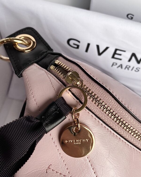 Givenchy Waxed Leather Waist Bag - Pink - Image 2