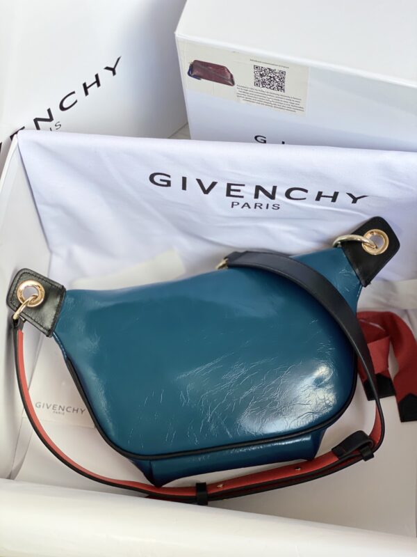 Givenchy Waxed Leather Waist Bag - Sea Green - Image 5