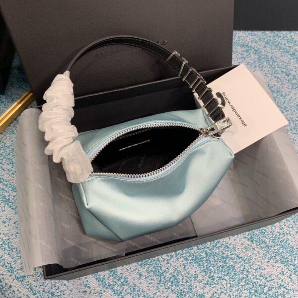 Alexander Wang Daren Rhinestone Bag - Light Blue - Image 5