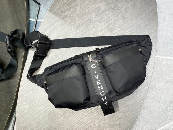 Givenchy Crossbody Chest Bag - Black - Image 5