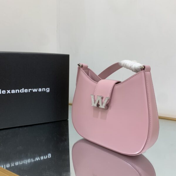 Alexander Wang Structured Small Hobo Bag - Pink - Image 3